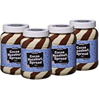 Los mejores  - AZELA - Crema untable dúo de cacao y avellana (4 unidades de 1 kg)